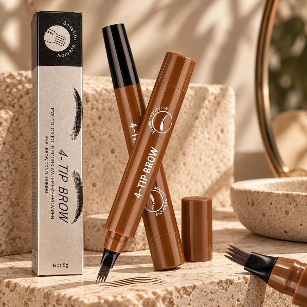 Microblading Eyebrow Pencil, Contouring Pencil with Micro-Fork